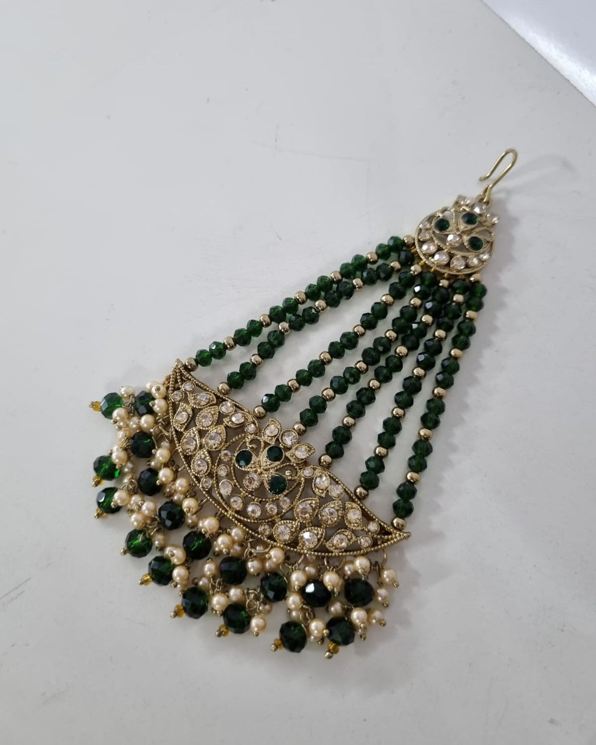 Traditional Emerald Bridal Passa
